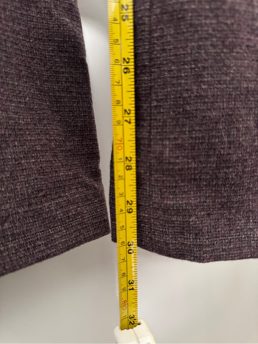 Etro Plum Wool Textured Dress Pants - Picture 7 of 9